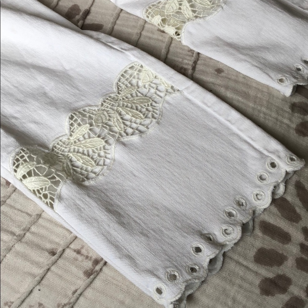 Lauren Conrad White Skinny Jeans